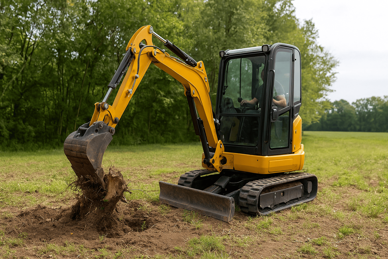 Lee más sobre el artículo Sorpréndete: 5 usos inesperados de una miniexcavadora (y cómo elegir la oruga perfecta para cada uno)